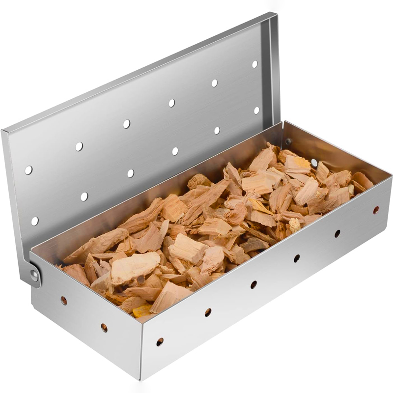 Smoker Box Wood Chip - Pojemnik do wędzenia ze stali nierdzewnej