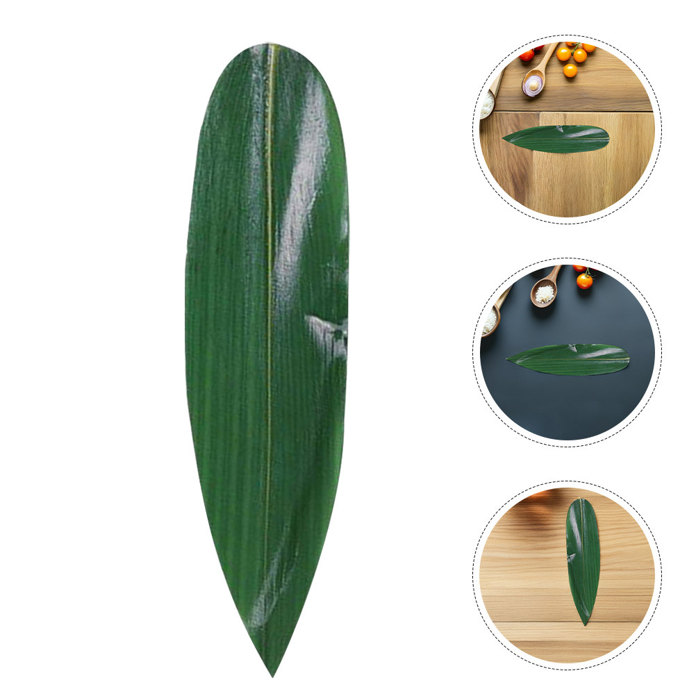 Sushi Mat Bamboo - 100 szt. Ozdobnych liści do sashimi,