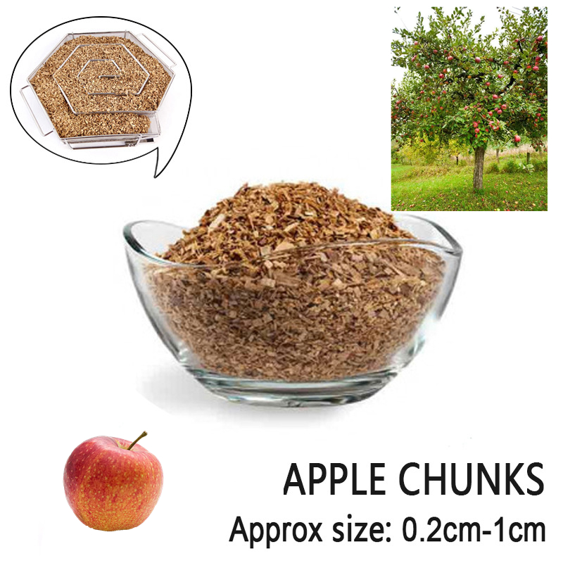 Smoker Box Wood Chip - 125 g/worek Jabłko Wiśnia Dąb Pecan