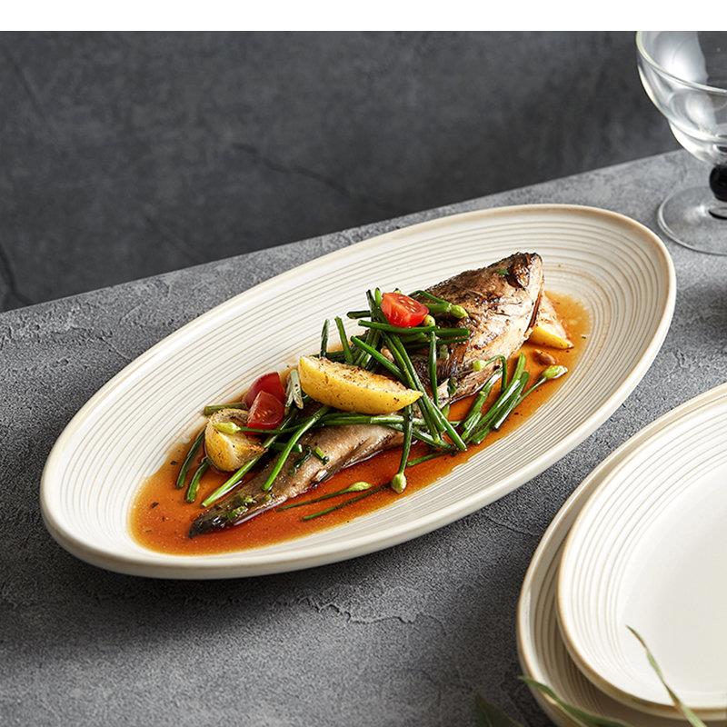 Owalne ceramiczne talerze obia – Home Cooking Dinner recenzja i cena