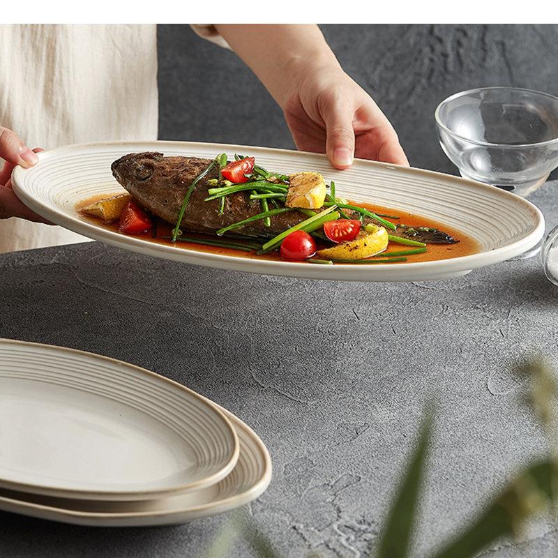 Owalne ceramiczne talerze obia – Home Cooking Dinner recenzja i cena