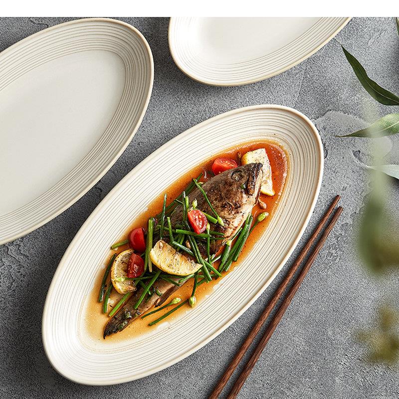 Owalne ceramiczne talerze obia – Home Cooking Dinner recenzja i cena