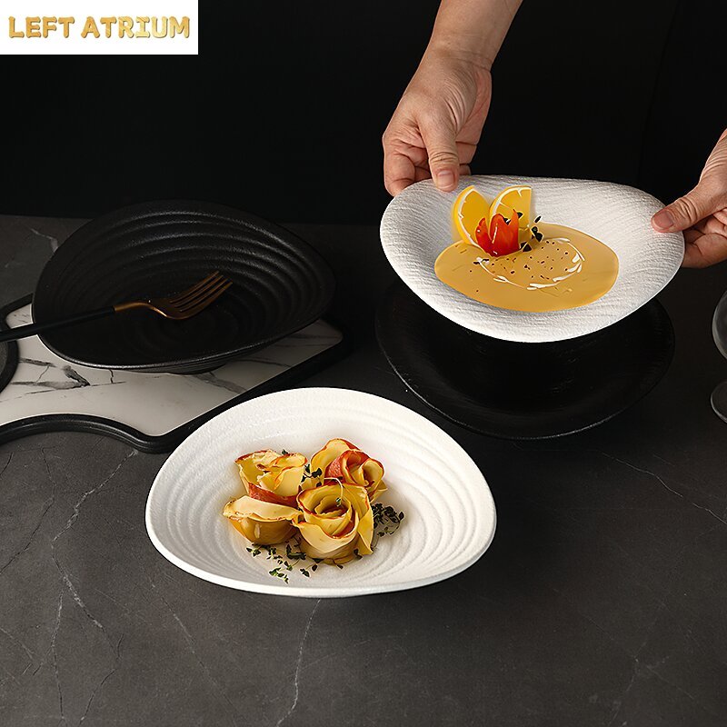 Talerz ceramiczny w paski Crea – Home Cooking Dinner recenzja i cena