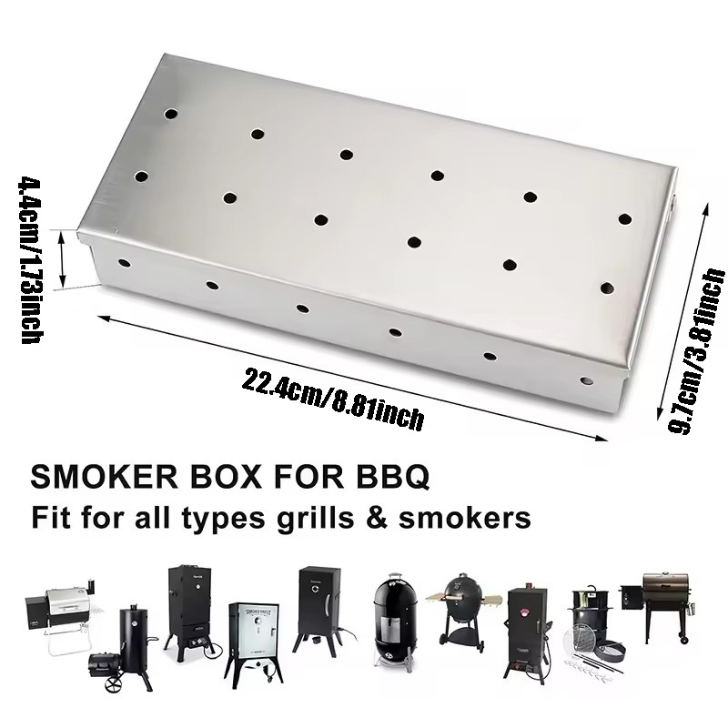 Pojemnik do wędzenia ze stali  – Smoker Box Wood Chip recenzja i cena