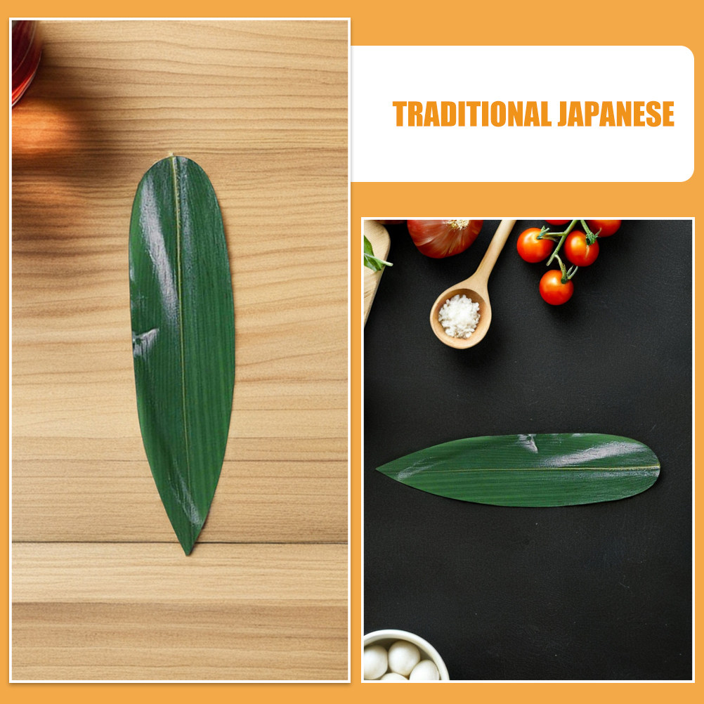 100 szt. Ozdobnych liści do sa – Sushi Mat Bamboo recenzja i cena
