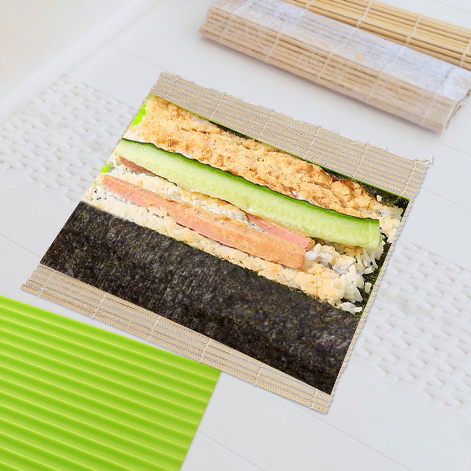1 szt. Zielona mata bambusowa  – Sushi Mat Bamboo recenzja i cena