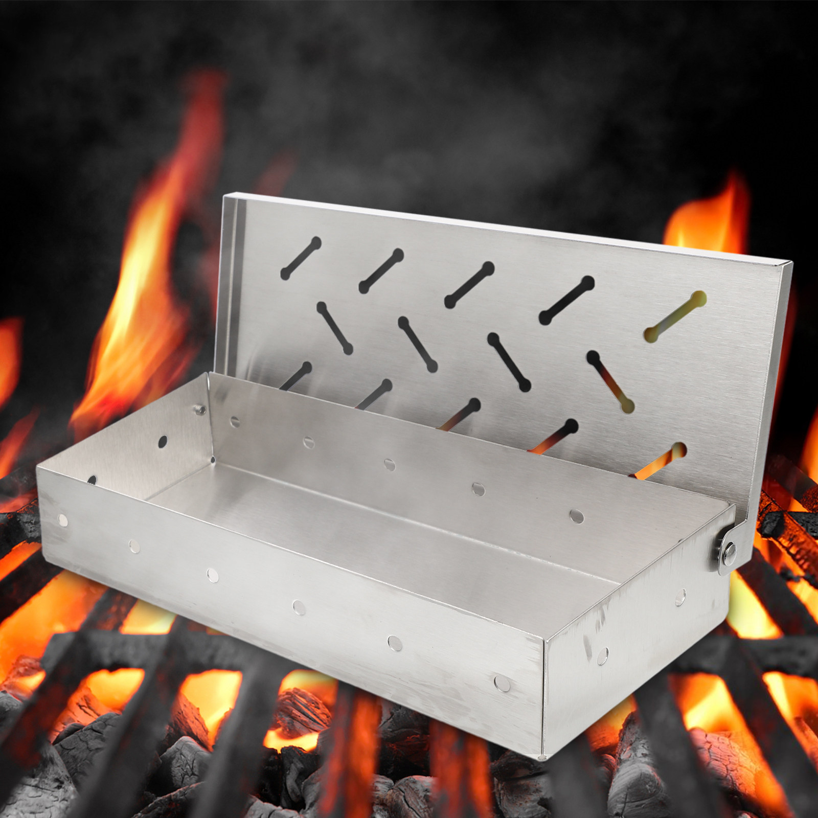 Duża, wykonana ze stali nierdz – Smoker Box Wood Chip recenzja i cena